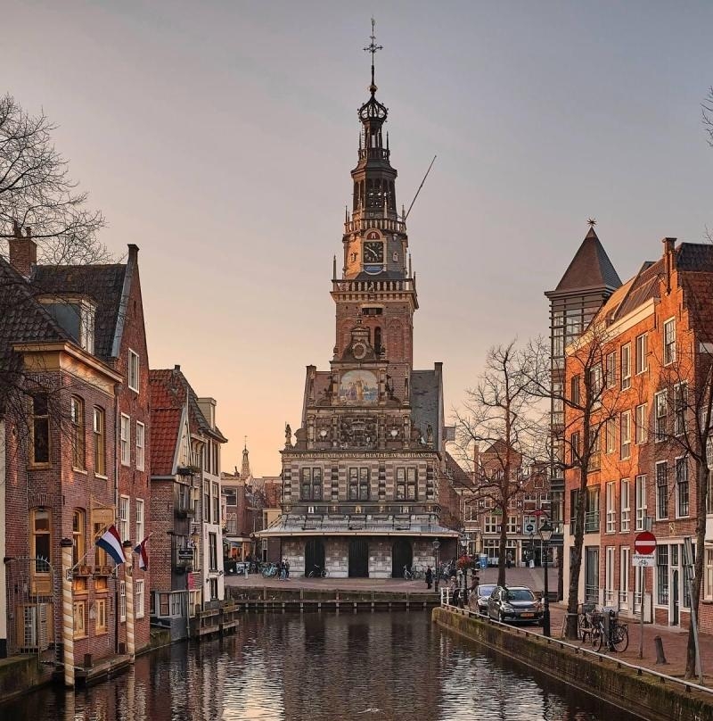 Blick auf den Waagtoren in Alkmaar
